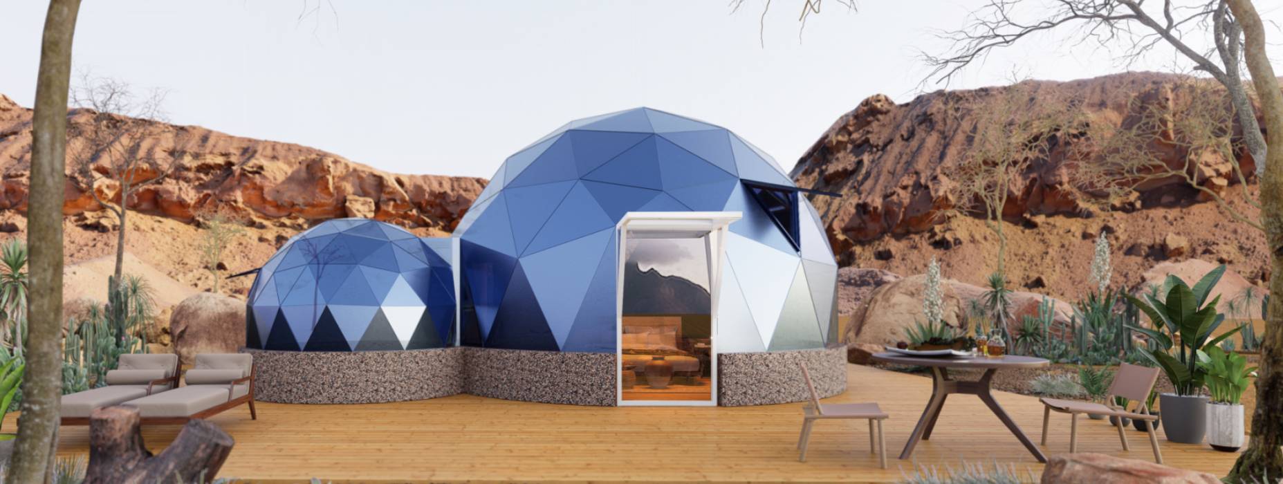 苏尼特左旗球形智能光伏玻璃星空房